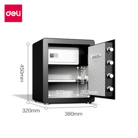 ตู้เซฟนิรภัย DELI AE801-BK-01 สีดำ_6